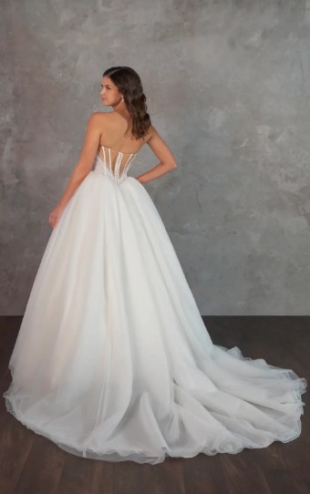 Essense of Australia D4322 #10 IVORY GOWN/Porcelain ILLUSION thumbnail