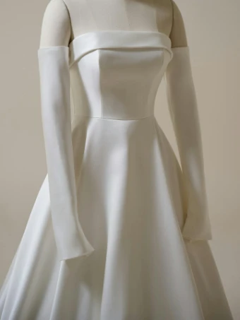 Rebecca Ingram ELIZABETH MARIE (Accessory - Detachable Cap-Sleeves - Satin) #0 thumbnail