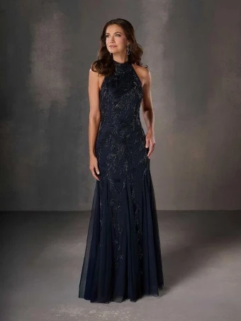 Christina Wu Evening 40571 #0 Navy Biscotti thumbnail