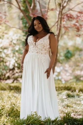 Allure Bridals 9850W #0 Ivory/Nude thumbnail