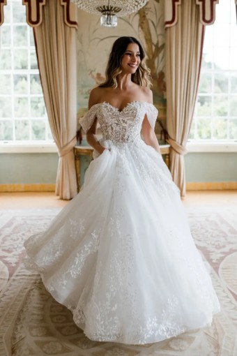 Allure Bridals Nasrin #0 Mocha/Champagne/Ivory thumbnail