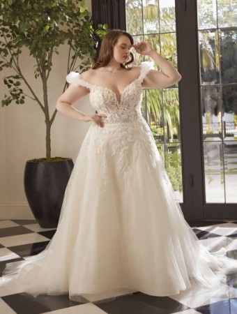 Casablanca Bridal Corinne #0 Ivory/Nude thumbnail
