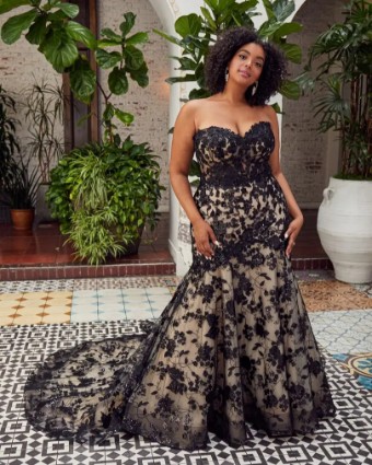 Casablanca Bridal Maren #1 Nude/Black thumbnail