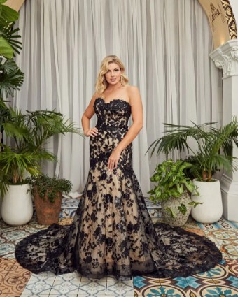 Casablanca Bridal Maren #2 Nude/Black thumbnail