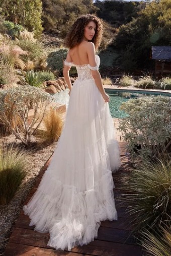 Casablanca Bridal Cruz #3 Ivory/Nude thumbnail
