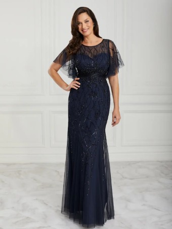 Christina Wu Elegance 17006 #1 Champagne/Gunmetal thumbnail