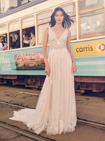 Maggie Sottero JODIE #0 Ivory over Soft Nude thumbnail