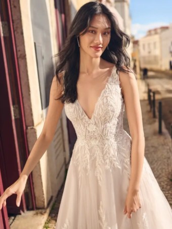 Maggie Sottero JODIE #2 Ivory over Soft Nude thumbnail