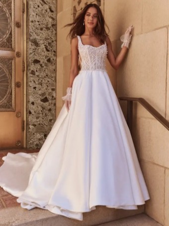 Maggie Sottero ZACASHA #0 Ivory/Silver Accent thumbnail