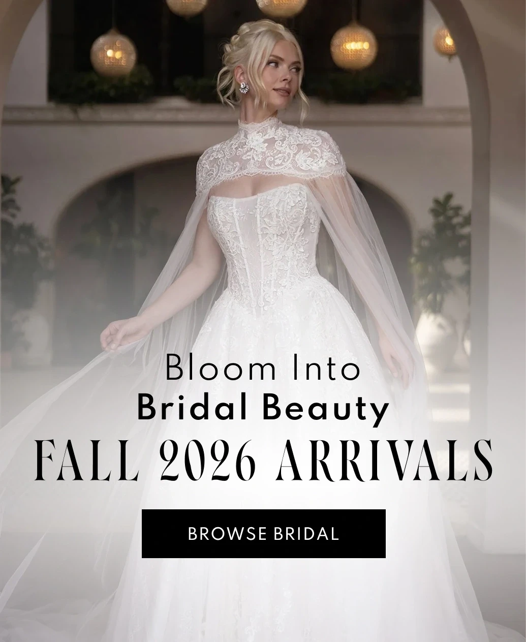 Models wearing Essense of Australia bridal gowns, mobile banner